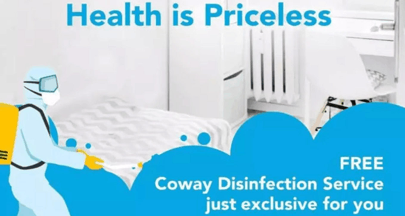 Coway sanitize rumah free